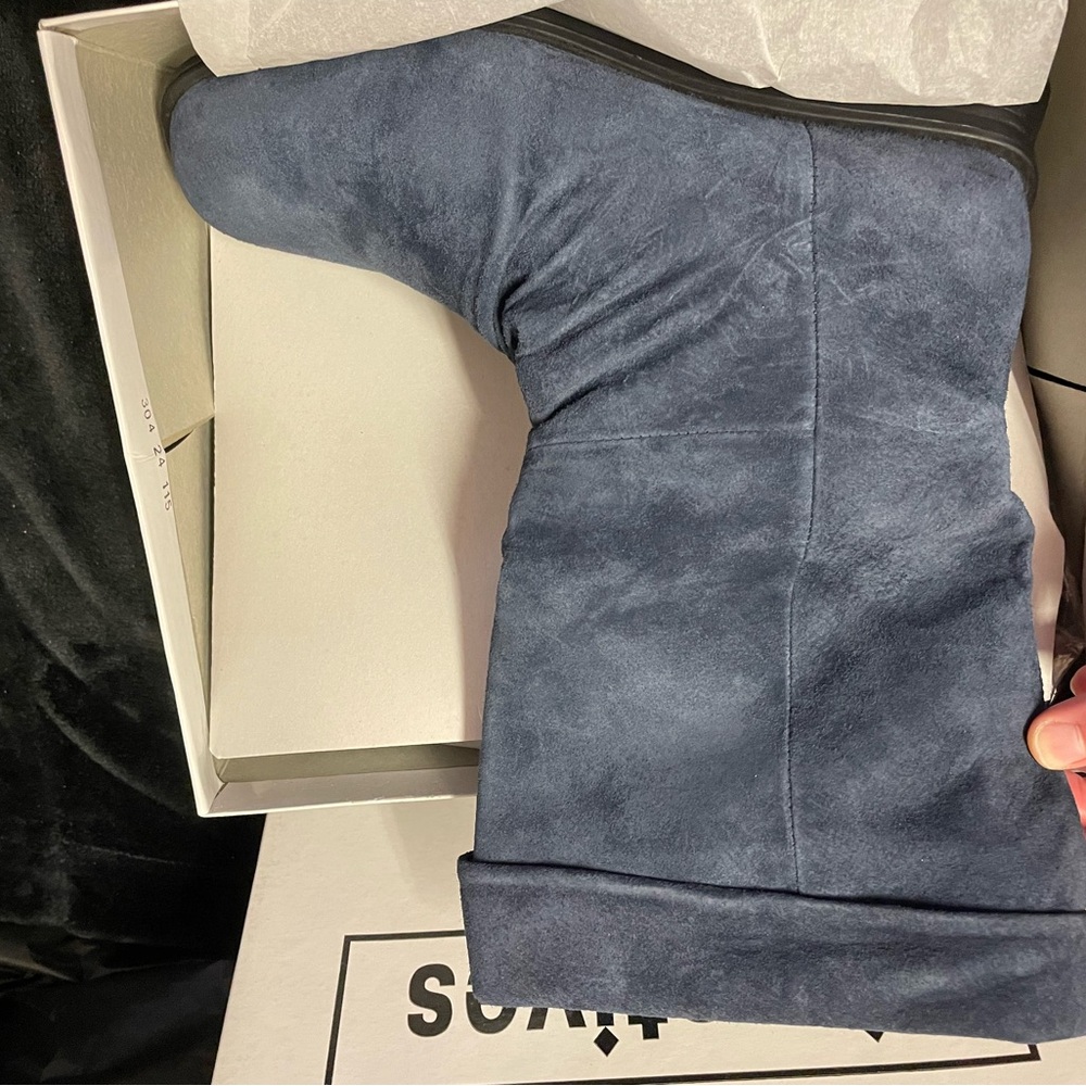 Blue Suede Boots
